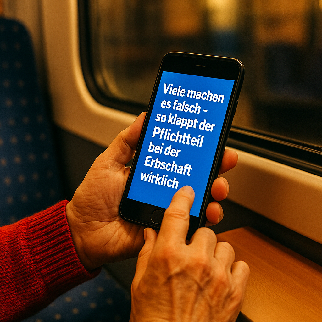 Viele machen es falsch – so klappt der Pflichtteil bei der Erbschaft wirklich